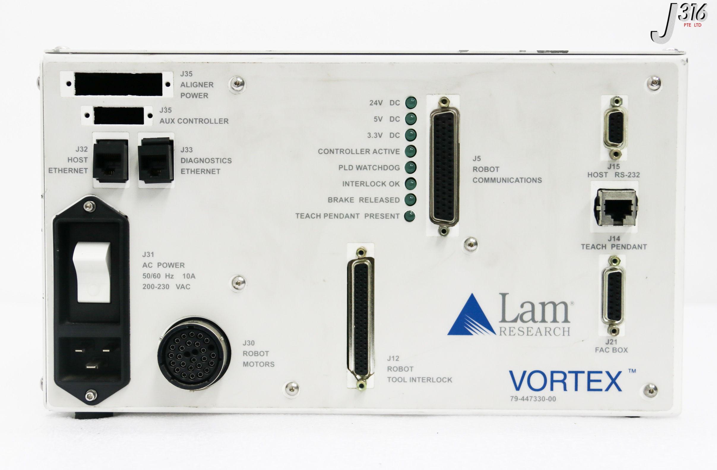 32211 LAM RESEARCH VORTEX ROBOT CONTROLLER, 79-447330-00 02-440121-00 ...